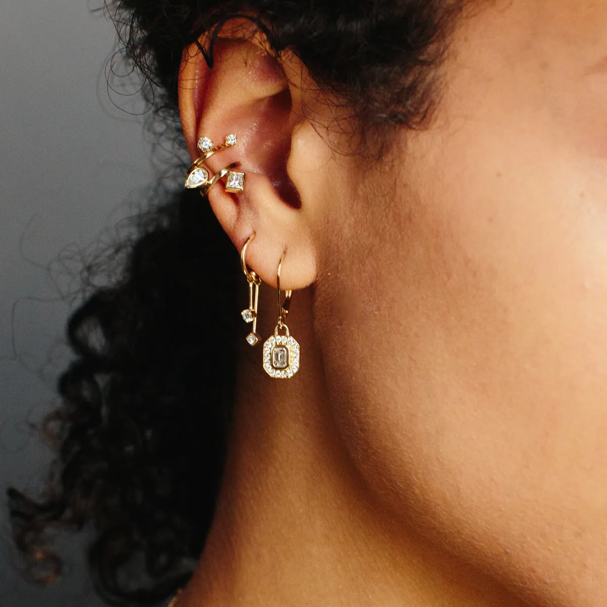 14k Paris double ear cuff