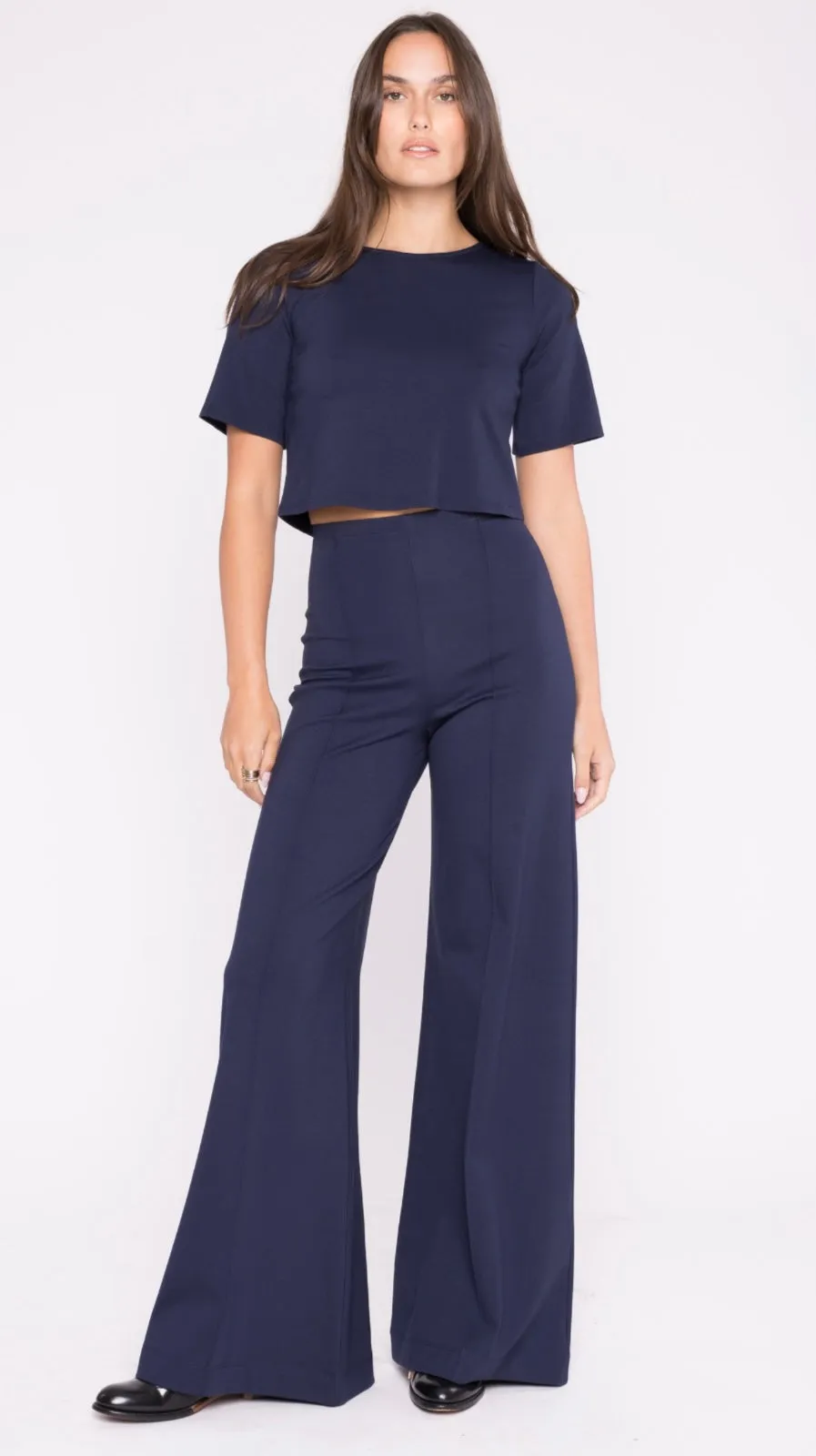 2Ponte Wide Leg Cropped 1205