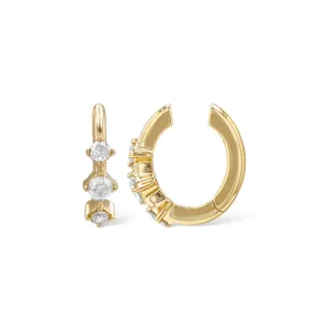 3 Diamond Ear Cuff