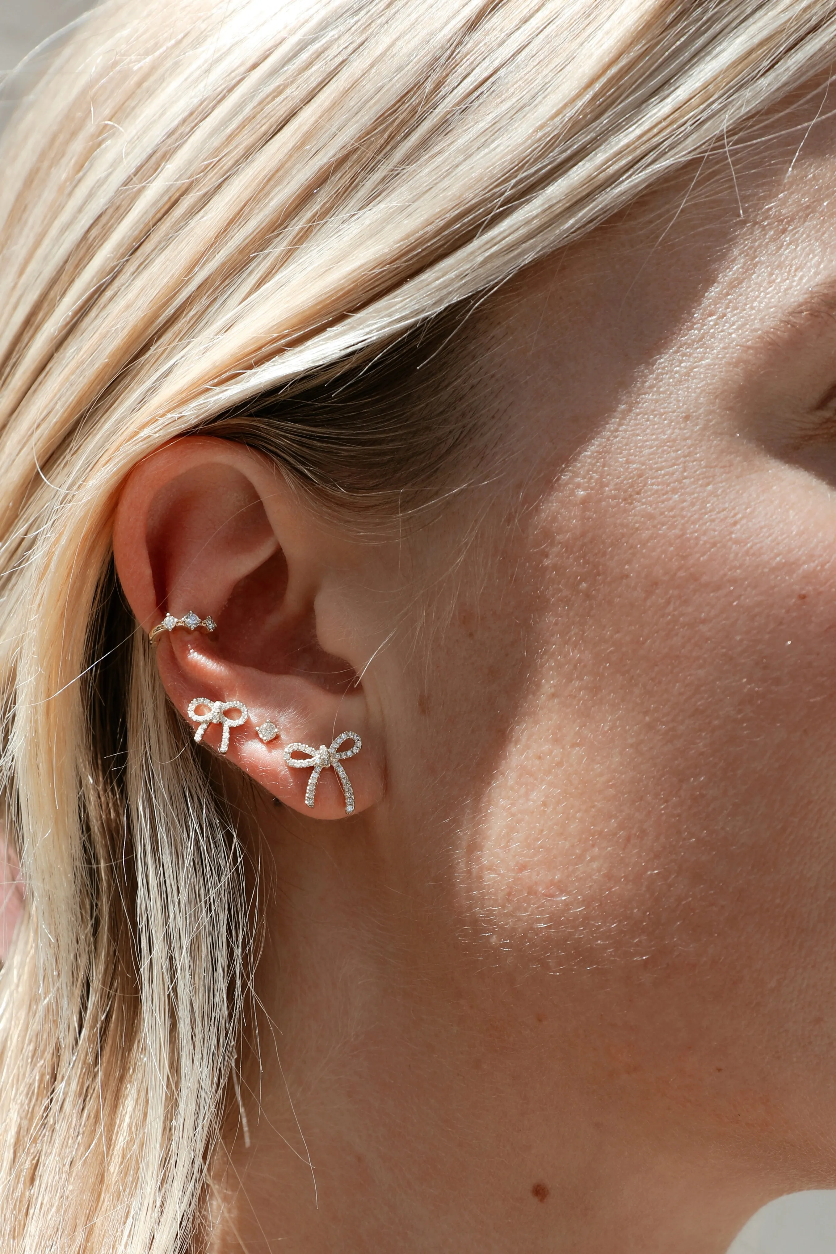 3 Diamond Ear Cuff