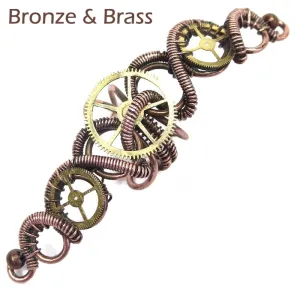 3-Gear Steampunk Ear Cuff; "Helix": Model