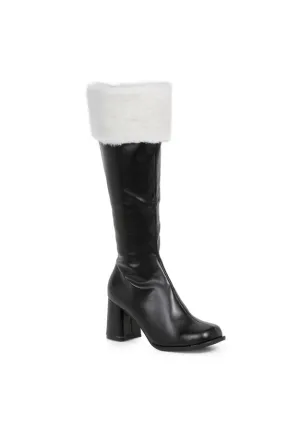 3 Heel Gogo Boots W/Fur.