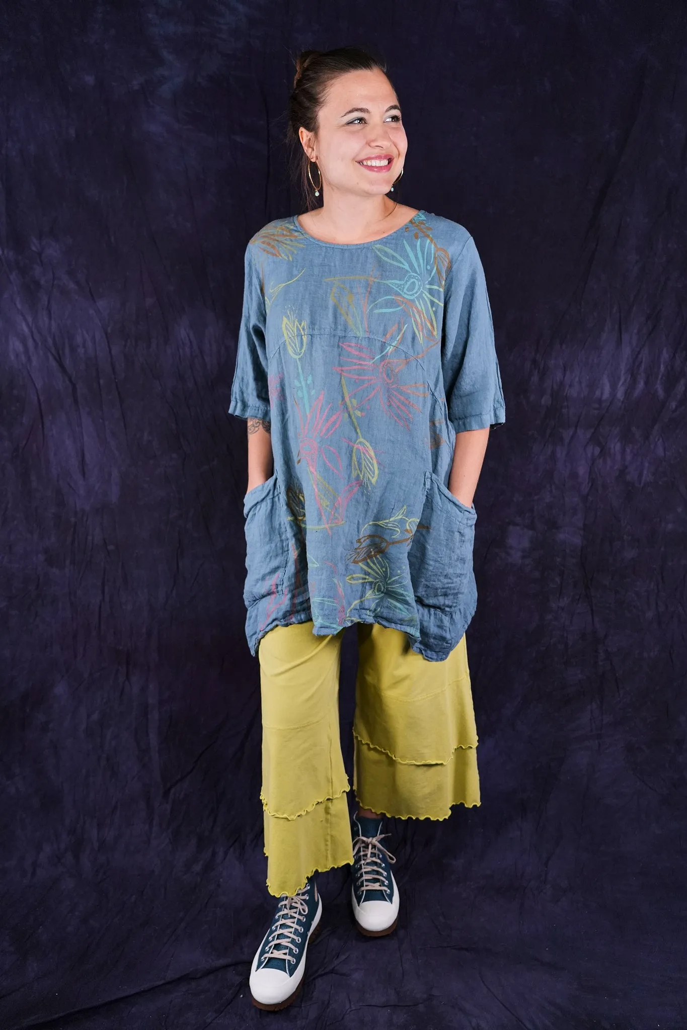 3239 Wide Leg Petaloon Citron