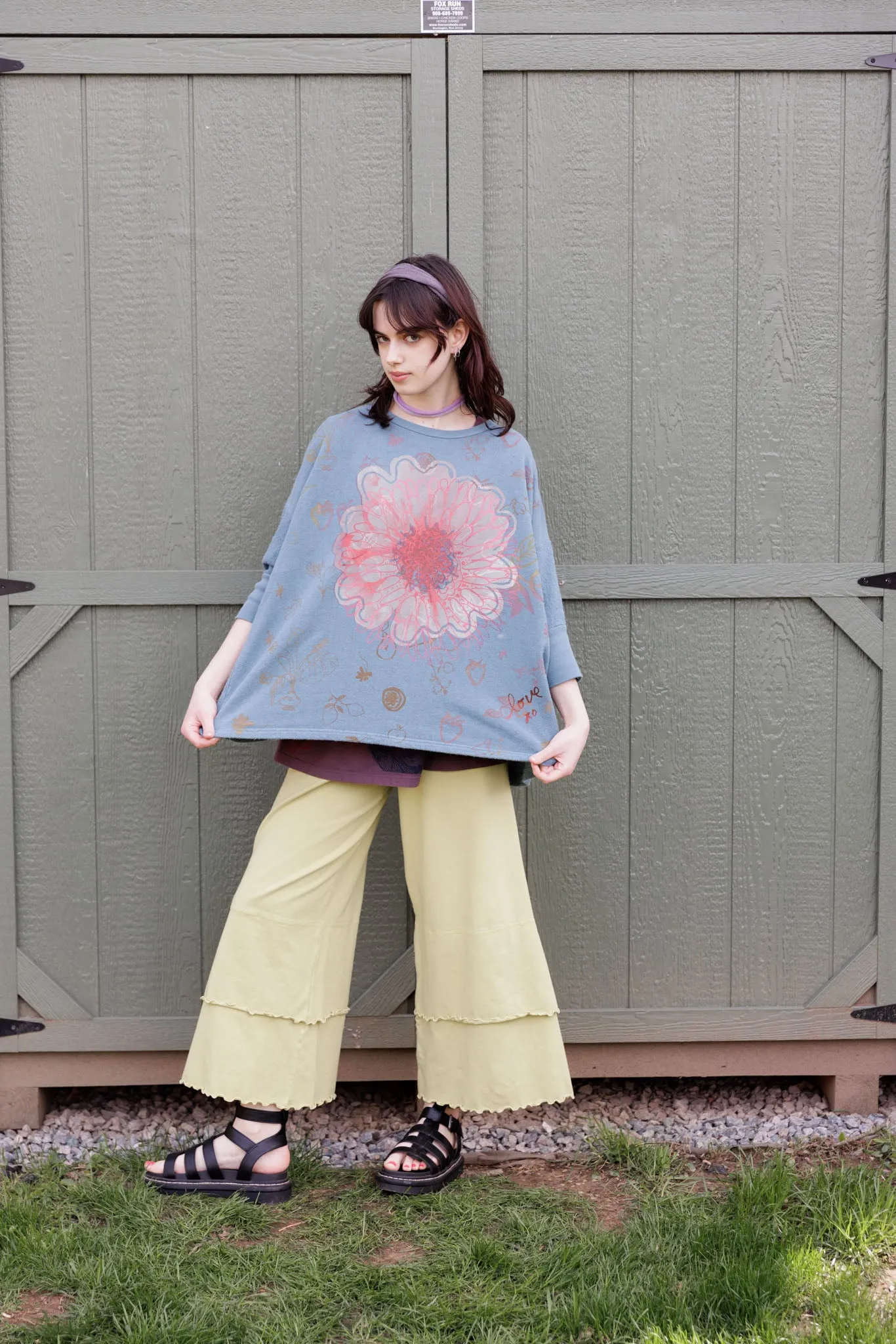 3239 Wide Leg Petaloon Citron