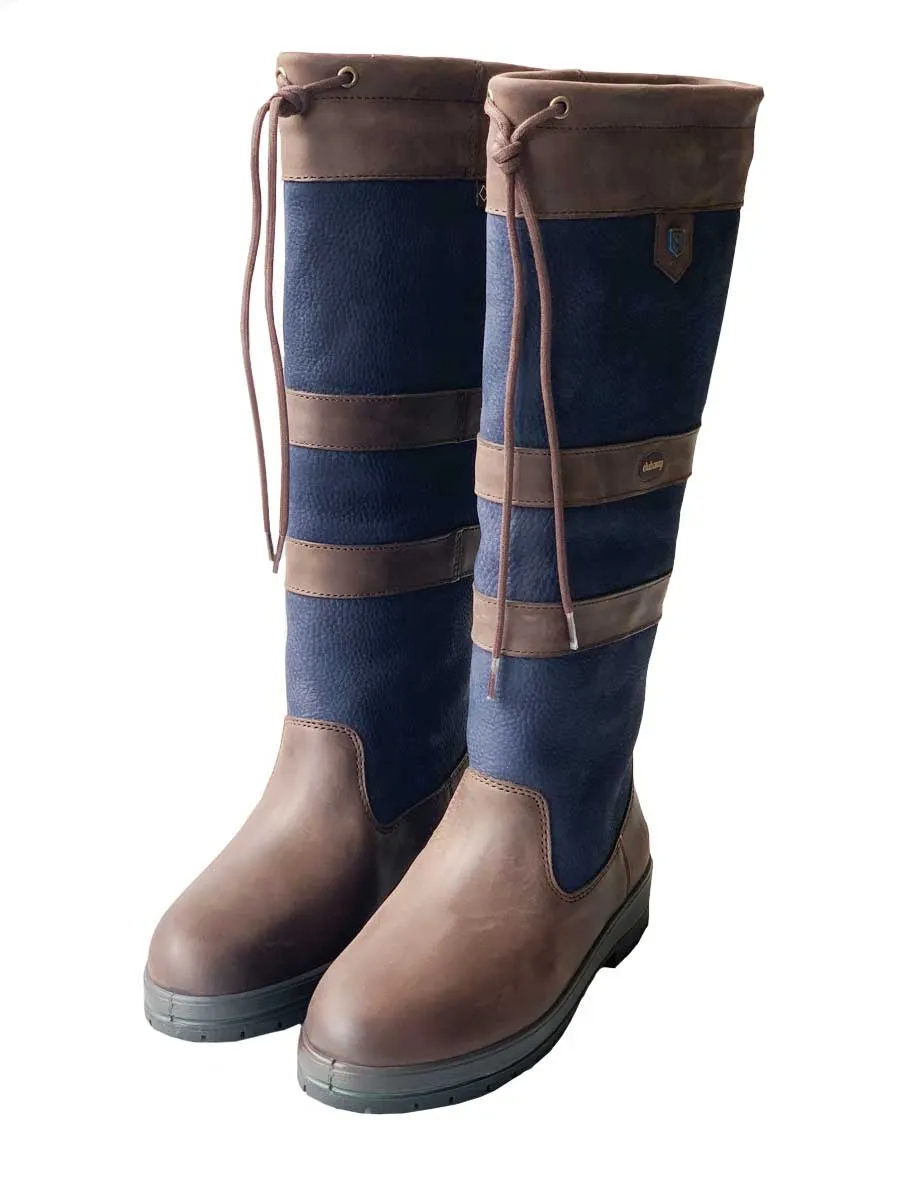 40% OFF DUBARRY Galway ExtraFit™ Country Boots - Navy & Brown - Size: UK 6.5 (EU 40)