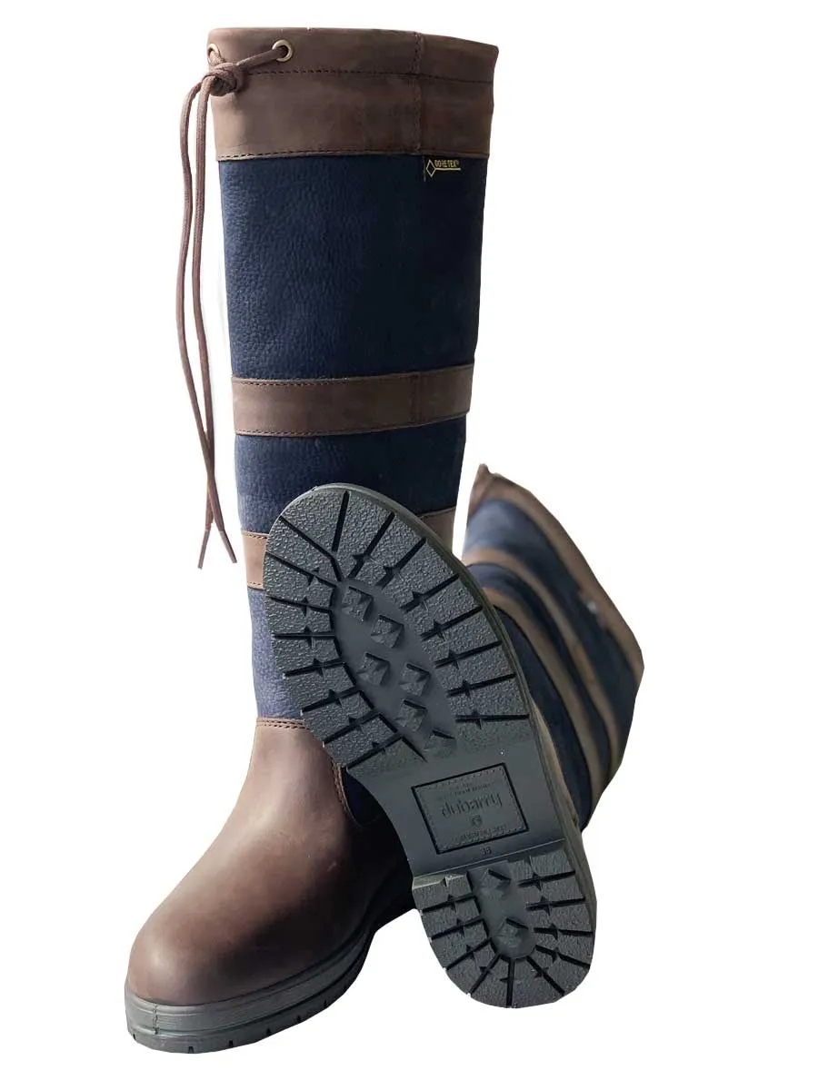 40% OFF DUBARRY Galway ExtraFit™ Country Boots - Navy & Brown - Size: UK 6.5 (EU 40)