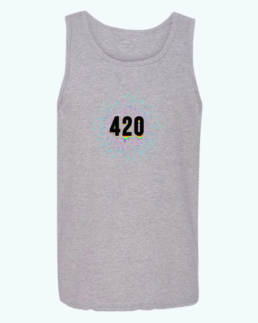 420 tik tok color tank top