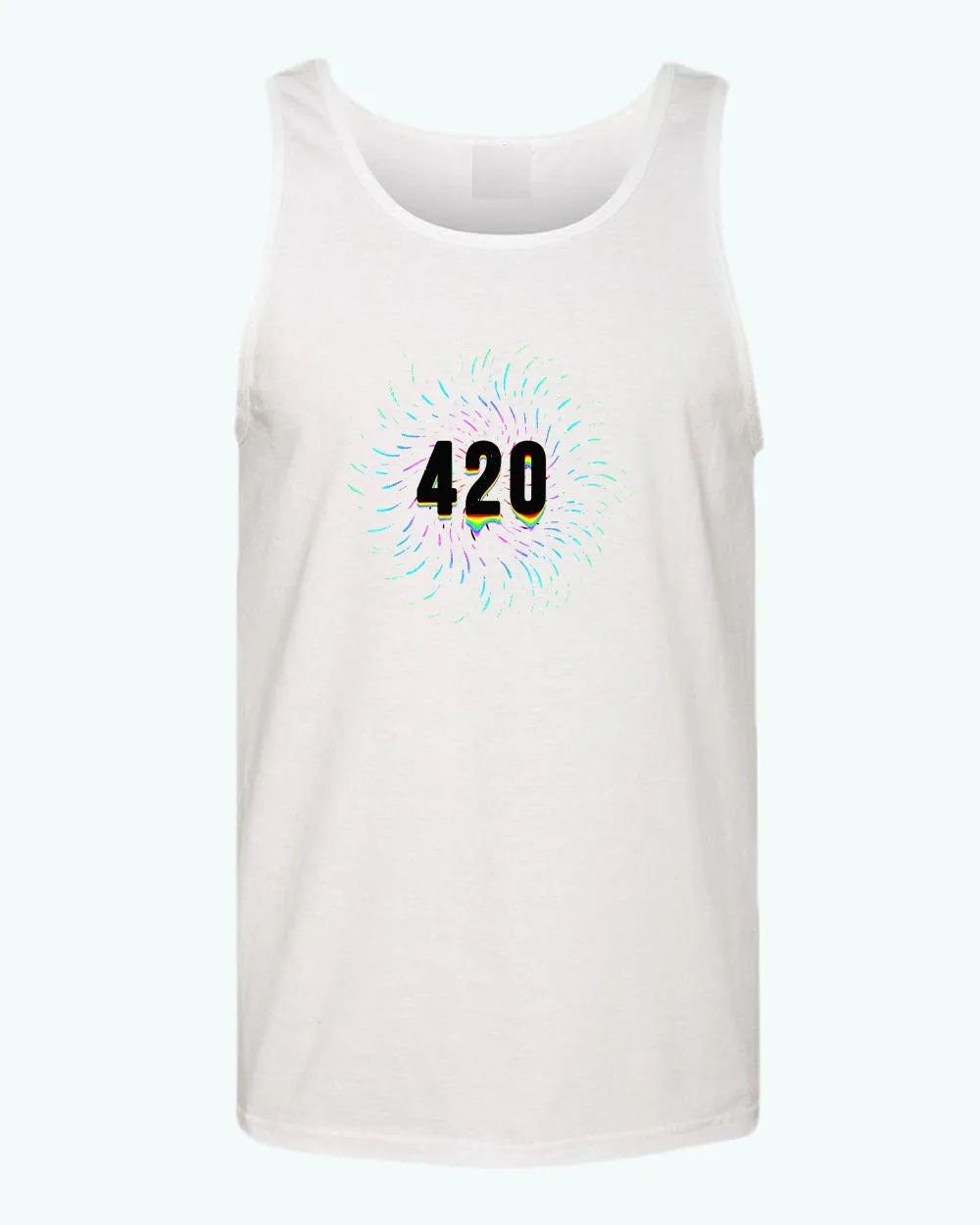 420 tik tok color tank top