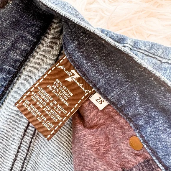 7 for all Mankind | Jean Cuffed Shorts