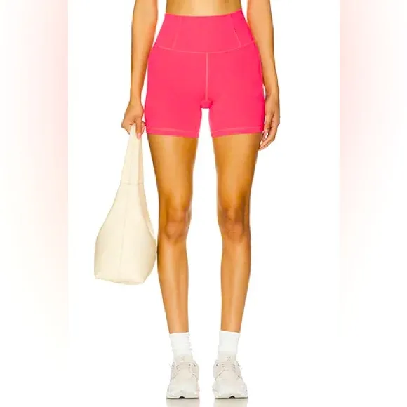 940. FREE PEOPLE Never Better Bike Short In Electric Sunset Sz XS NWOT $48