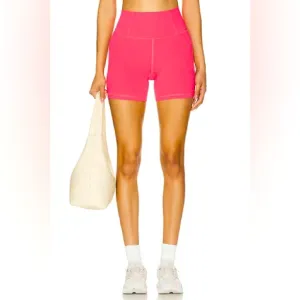 940. FREE PEOPLE Never Better Bike Short In Electric Sunset Sz XS NWOT $48