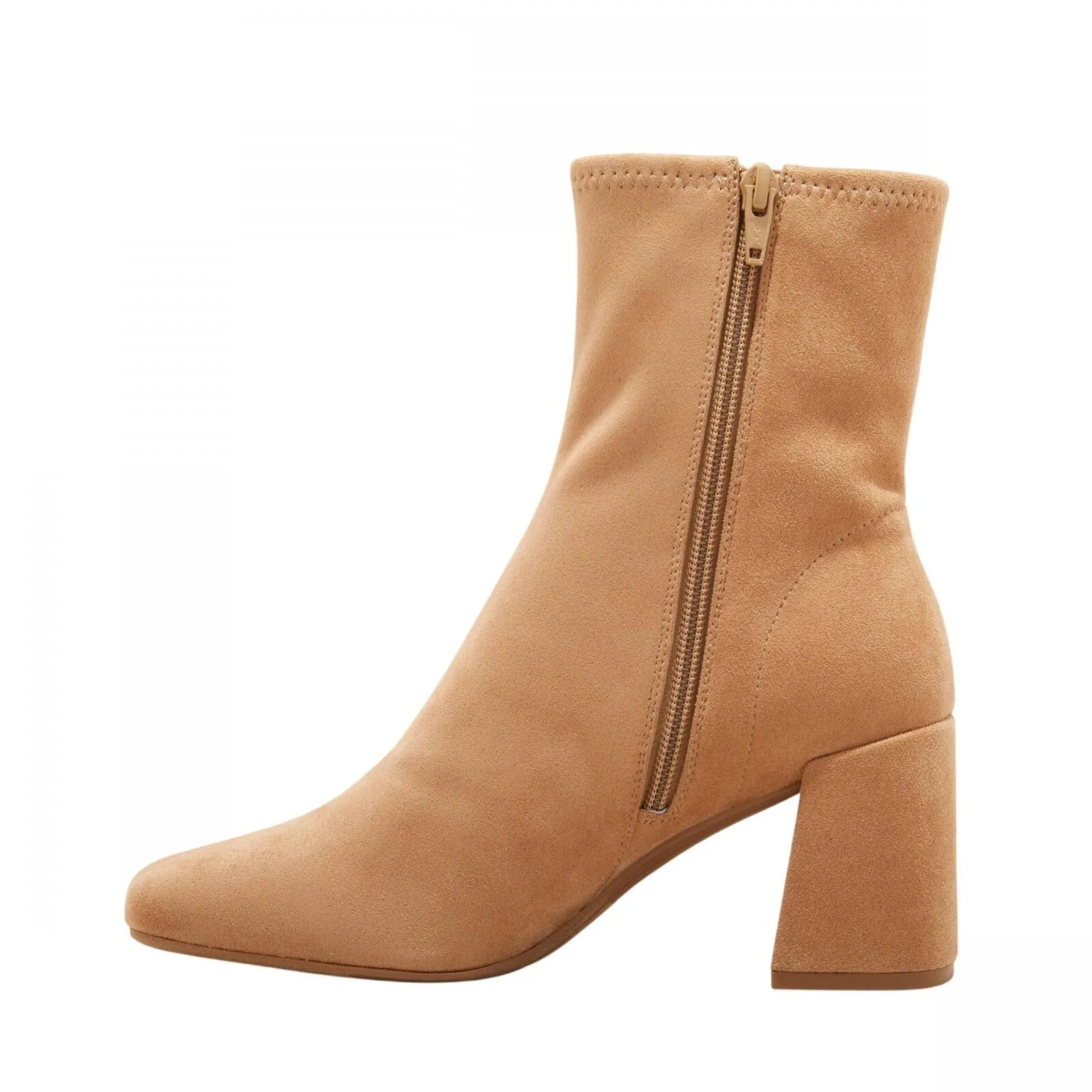A New Day Womens Pippa Stretch Ankle Boots 90974083 Taupe Brown 7.5M