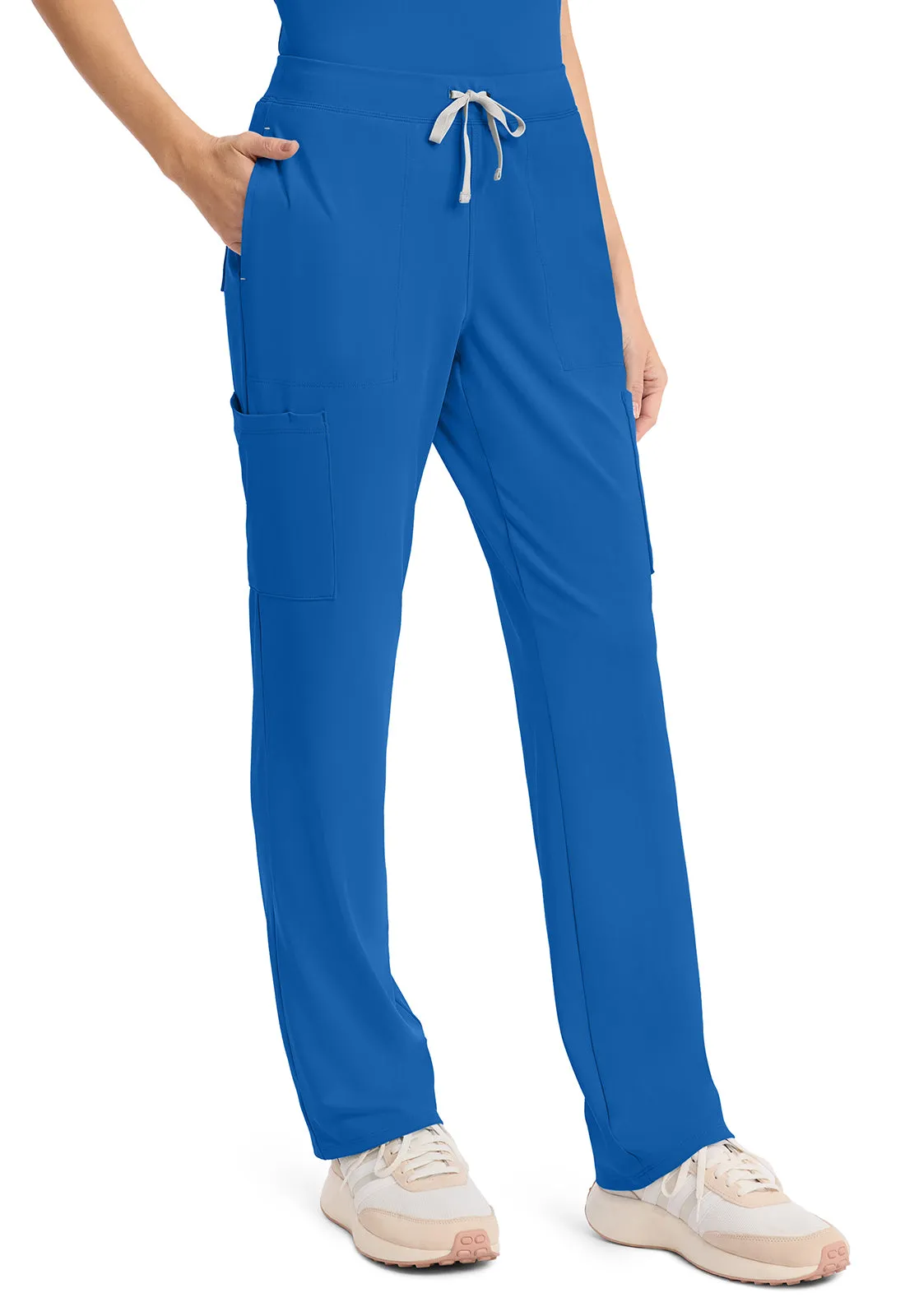 Achieve CK096 Women's 5-Pocket Straight Leg Pants Royal
