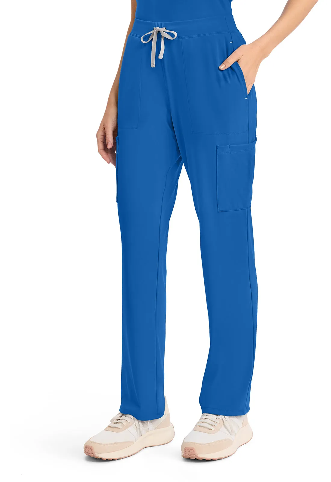 Achieve CK096 Women's 5-Pocket Straight Leg Pants Royal