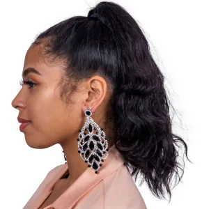 After Hours Rhinestone Chandelier Earrings