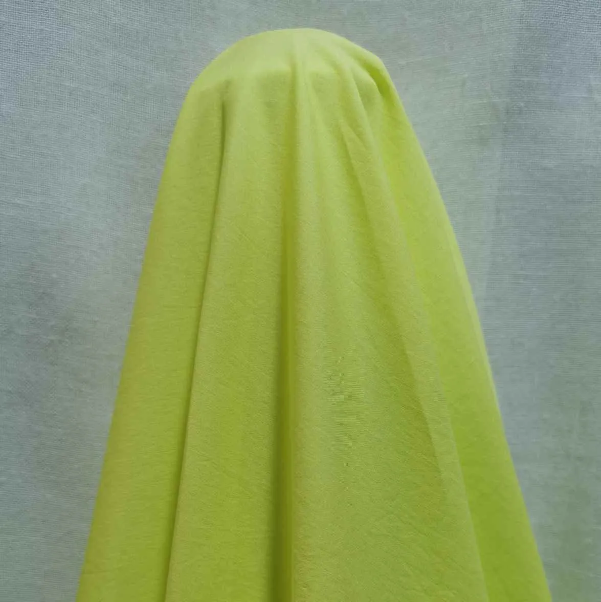 Air Washed Cotton Poplin, Lemon