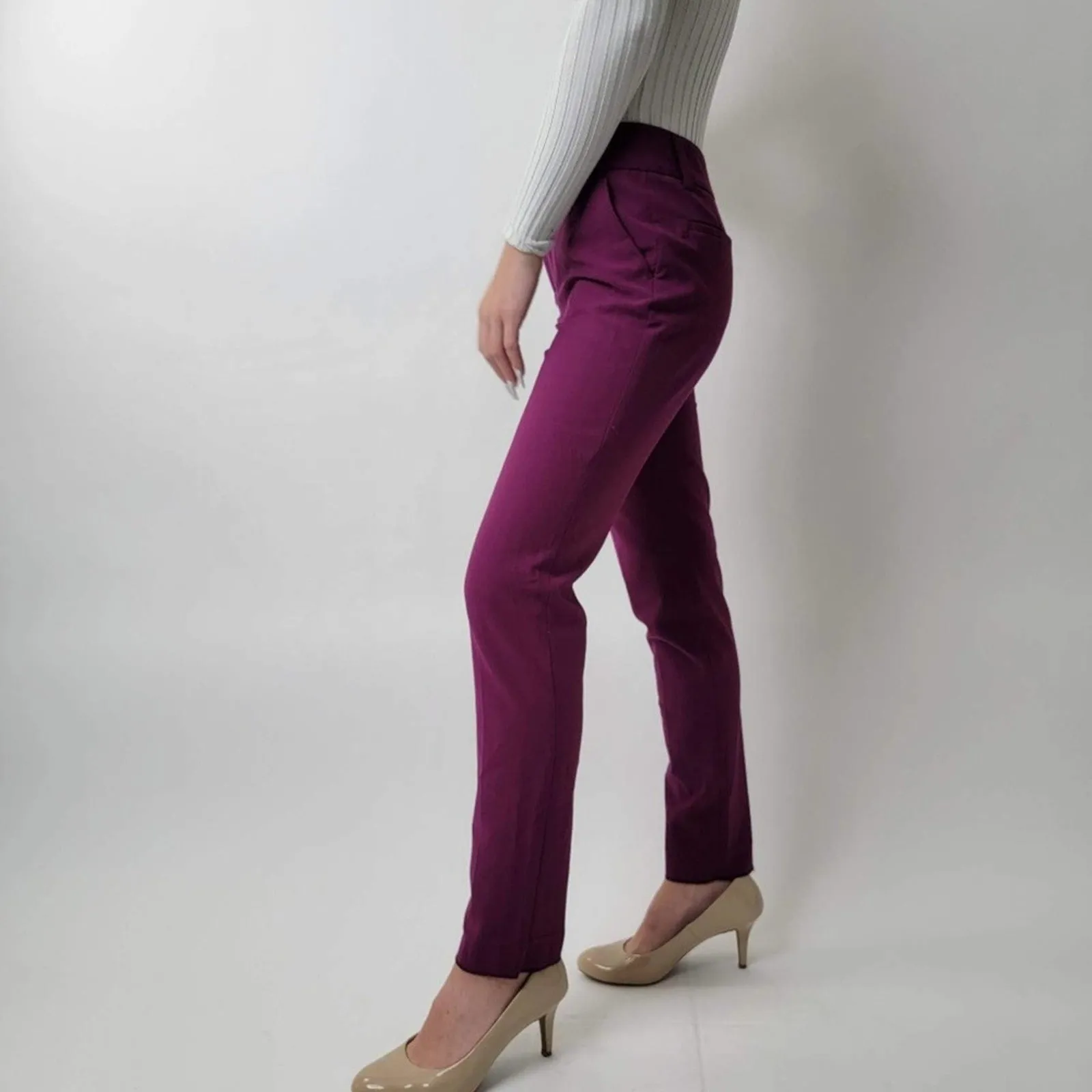 Alice   Olivia Burgundy Pants