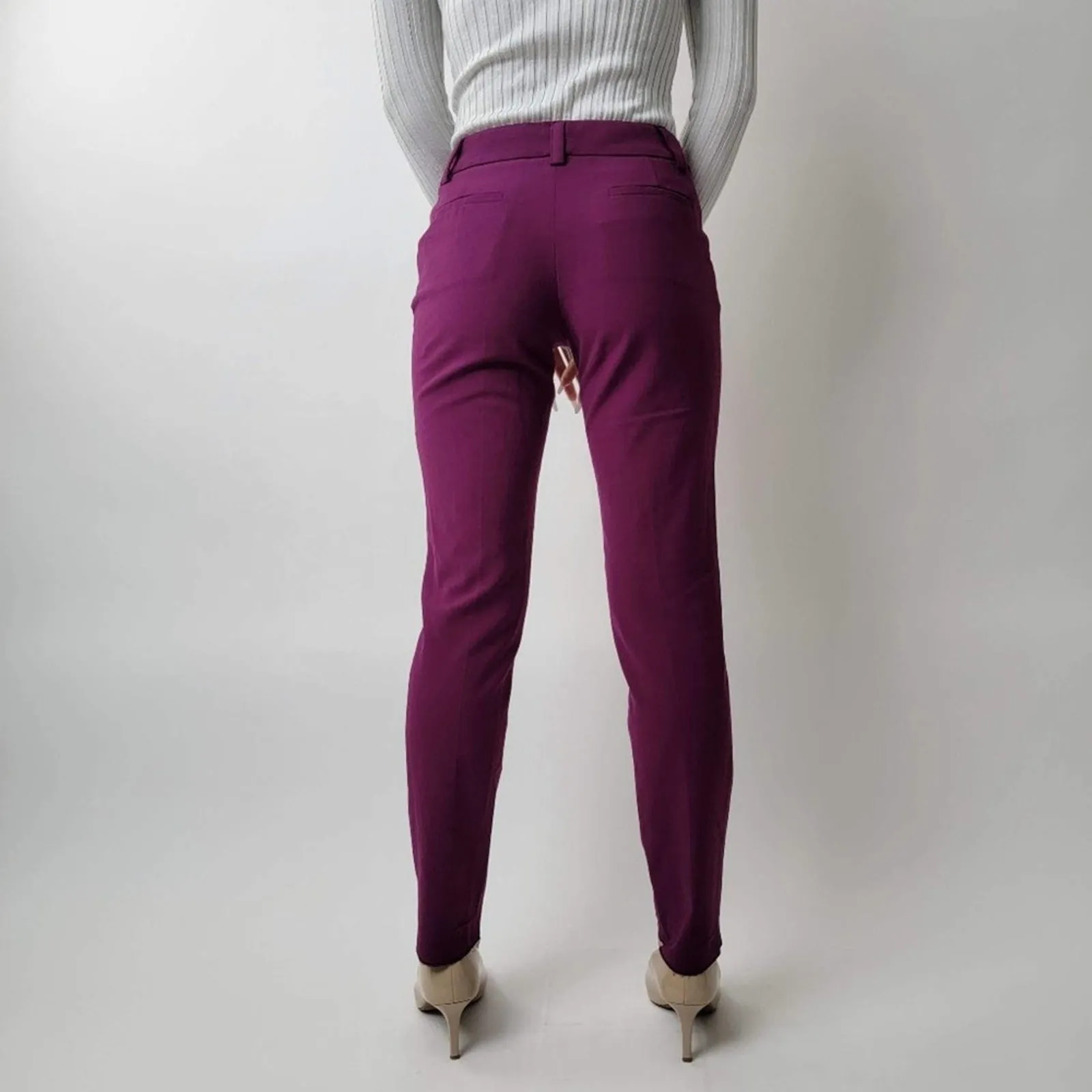 Alice   Olivia Burgundy Pants