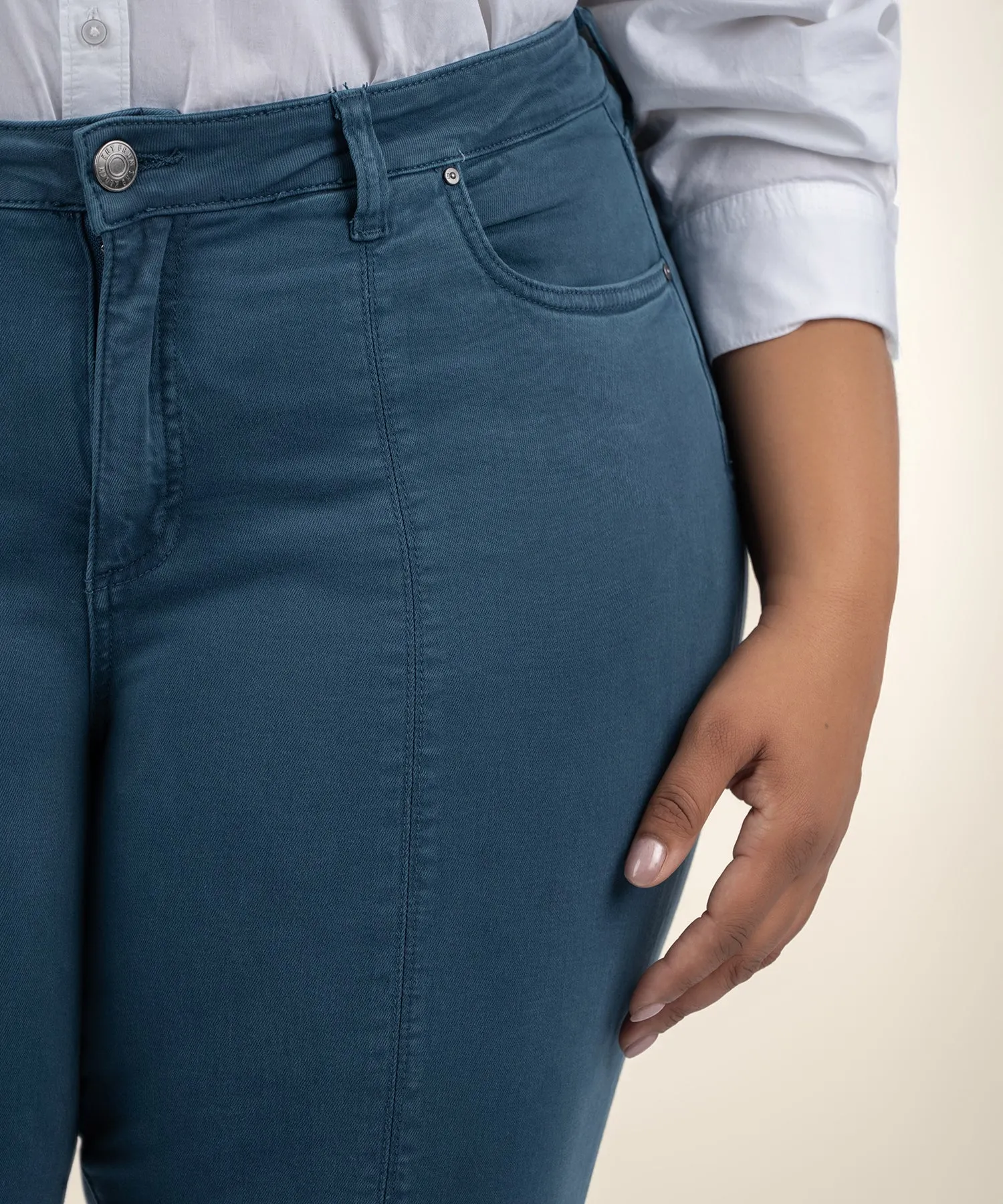 Amy High Rise Crop Straight Leg, Plus - FINAL SALE