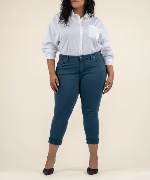 Amy High Rise Crop Straight Leg, Plus - FINAL SALE