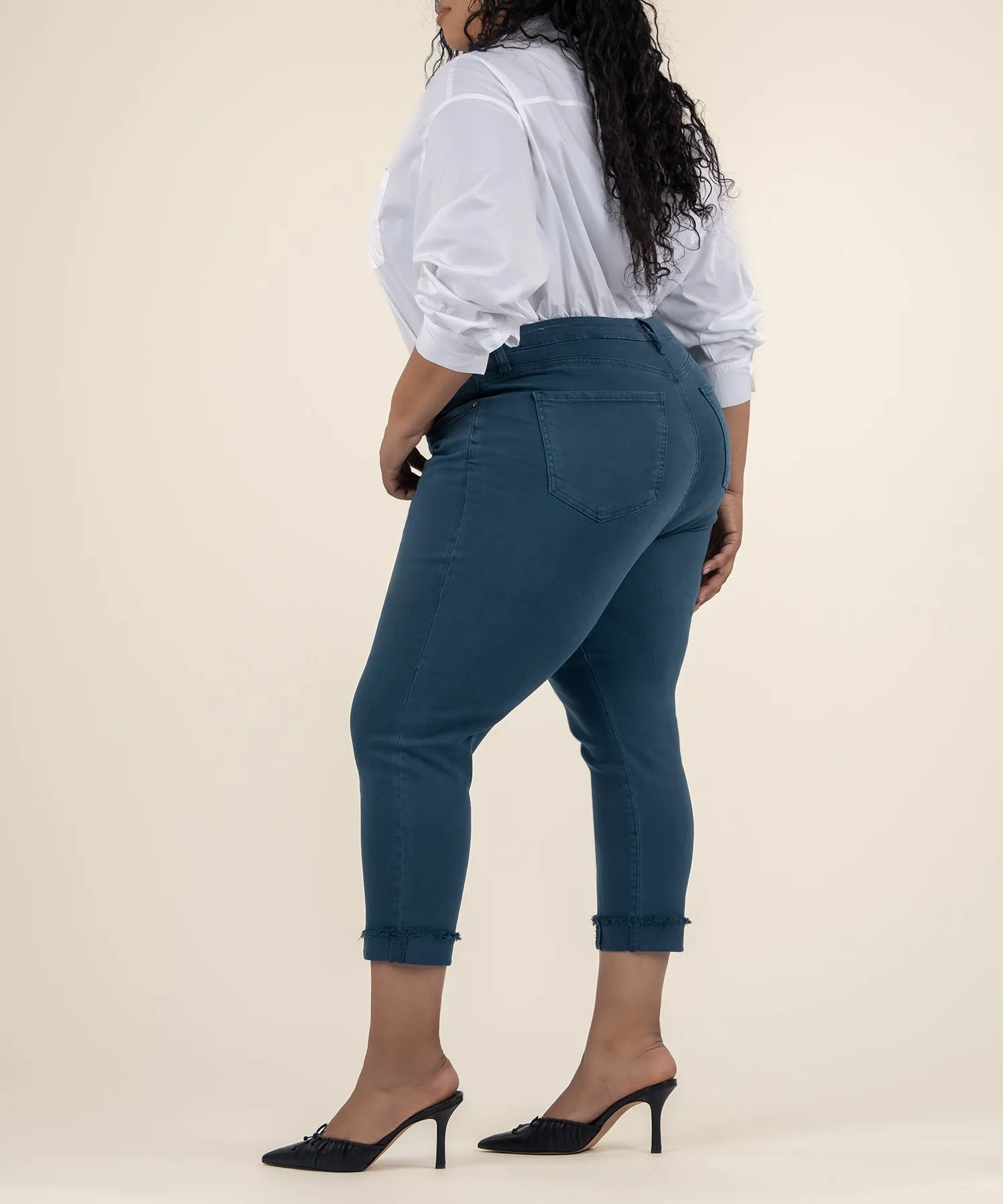 Amy High Rise Crop Straight Leg, Plus - FINAL SALE