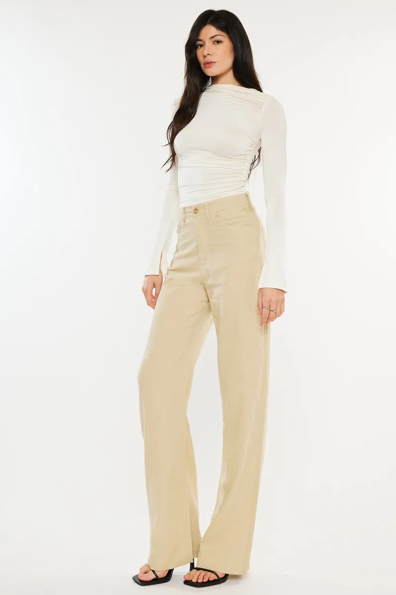 Annabelle High Rise Straight Leg Pants