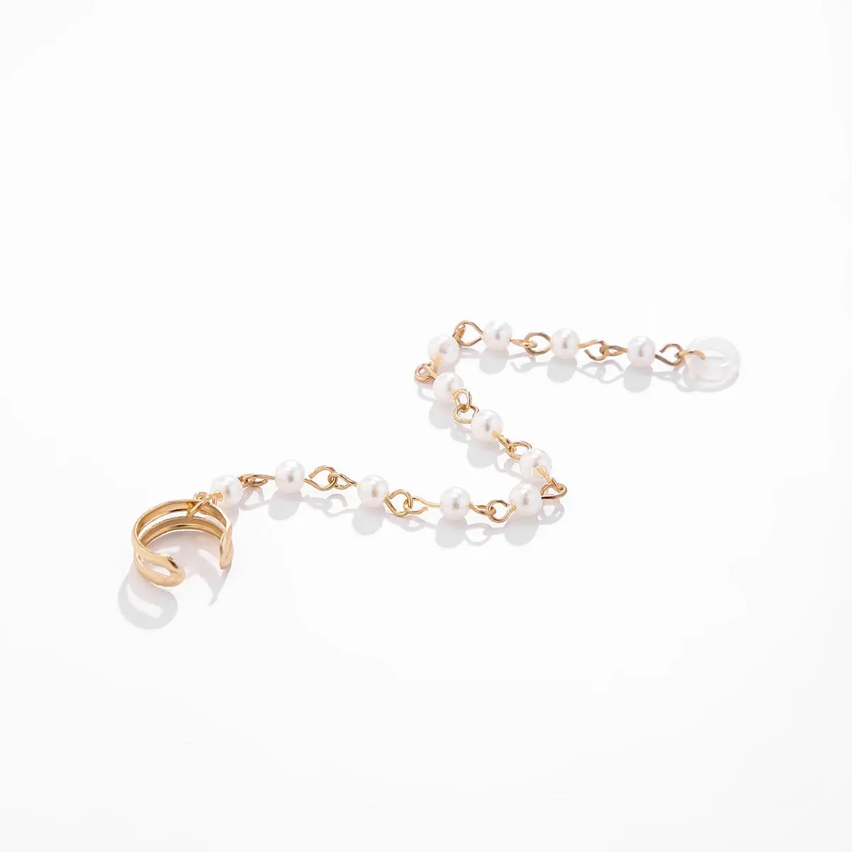Anti-lost Wireless AirPods Earphone Pearl Chain Ear Cuff Earring