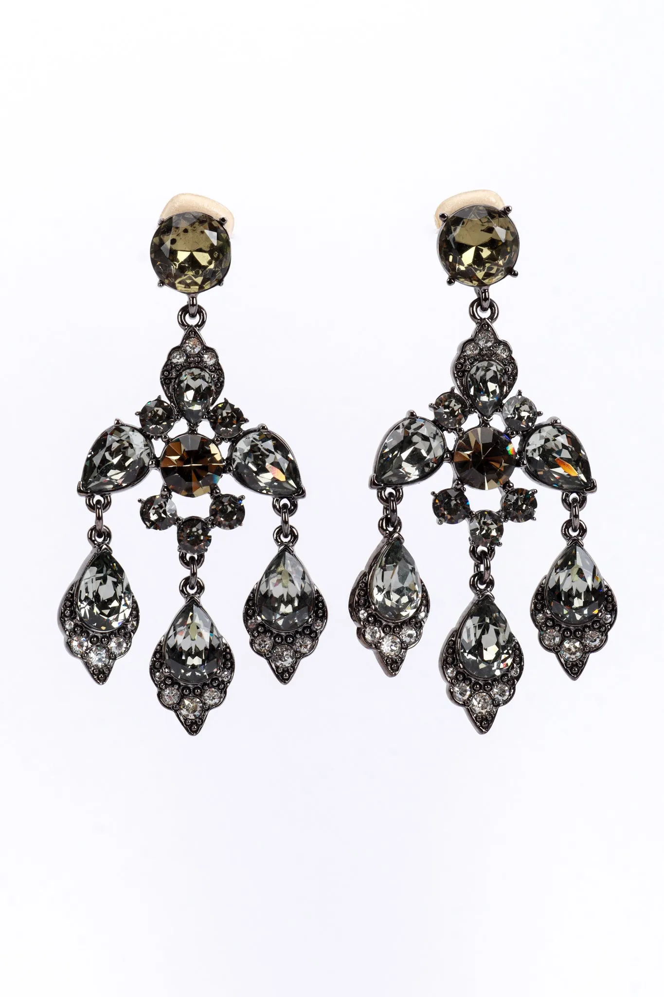 Arabesque Crystal Chandelier Earrings