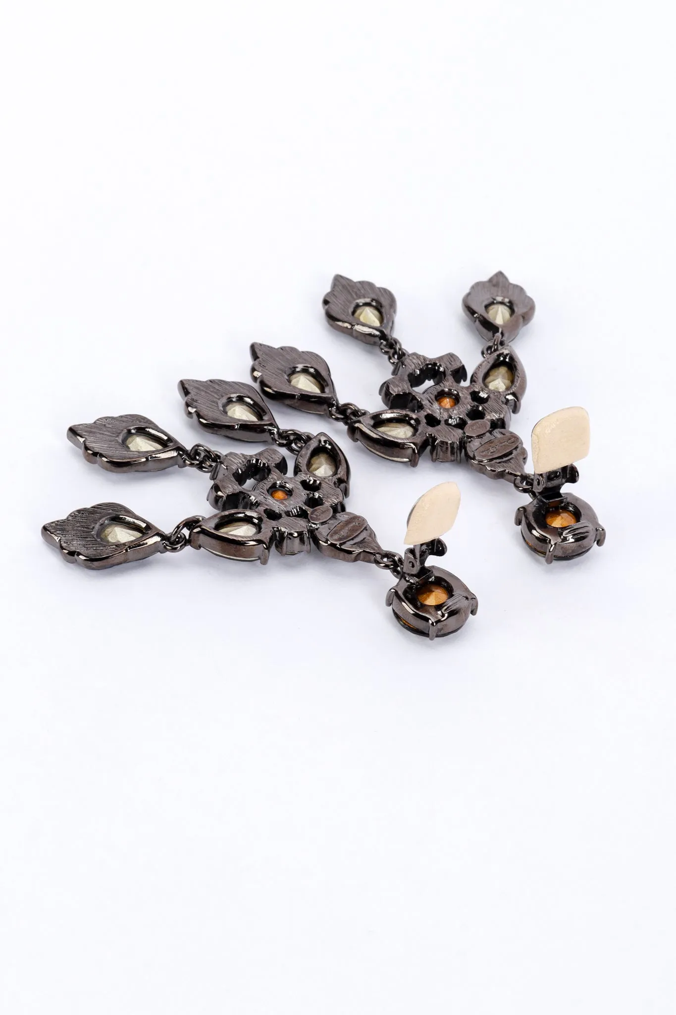 Arabesque Crystal Chandelier Earrings