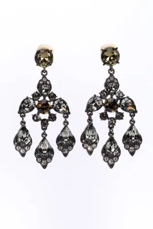 Arabesque Crystal Chandelier Earrings