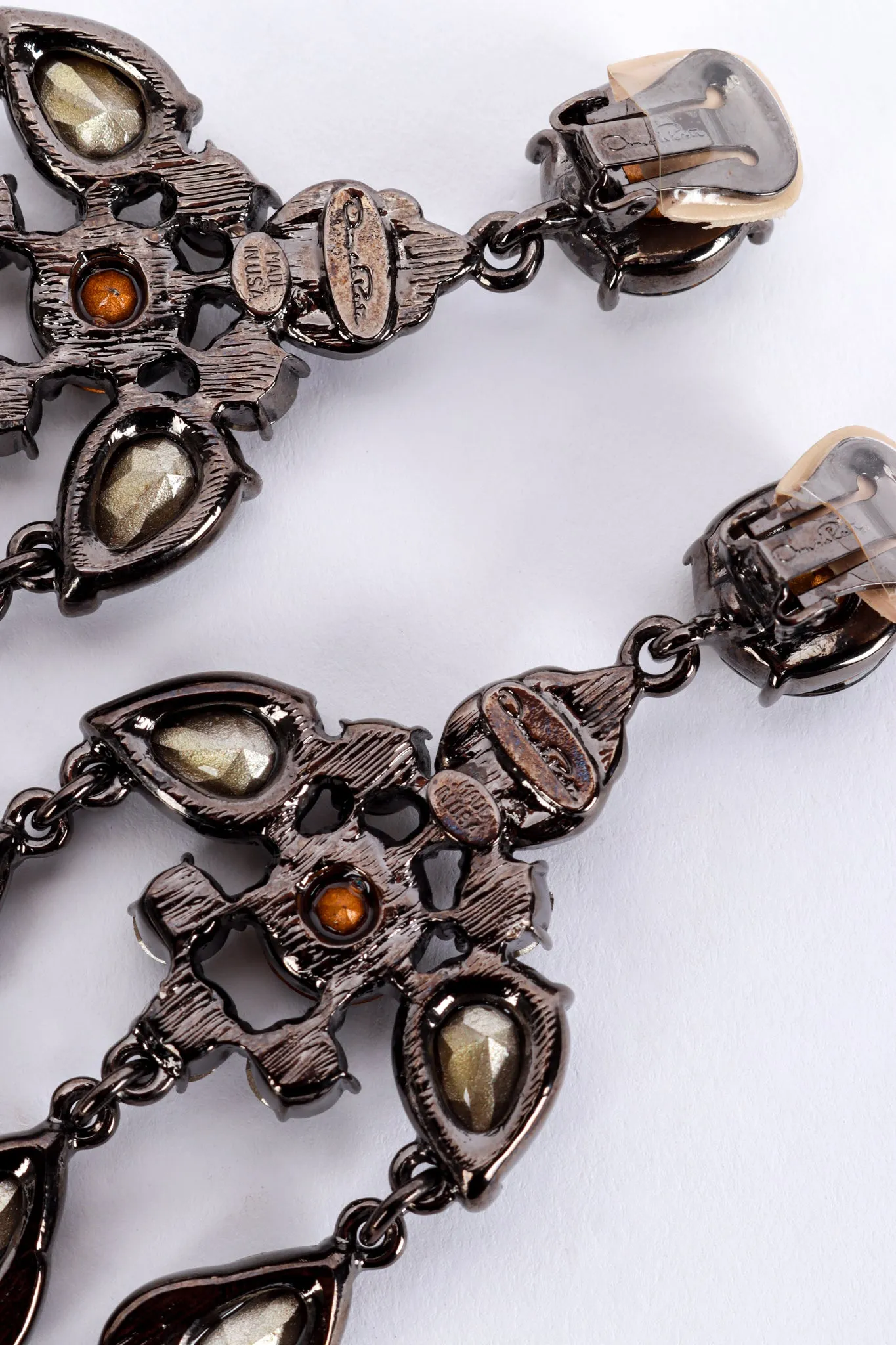 Arabesque Crystal Chandelier Earrings