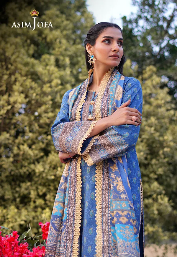 Asim Jofa Printed Lawn '25 | AJUUB-03