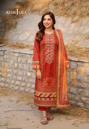 Asim Jofa Printed Lawn '25 | AJUUB-20