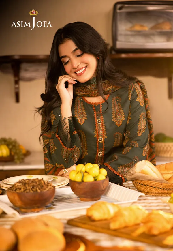 Asim Jofa Printed Lawn '25 | AJUUB-22