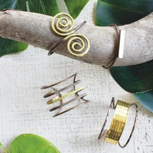Assorted Metal Cuff Bracelets
