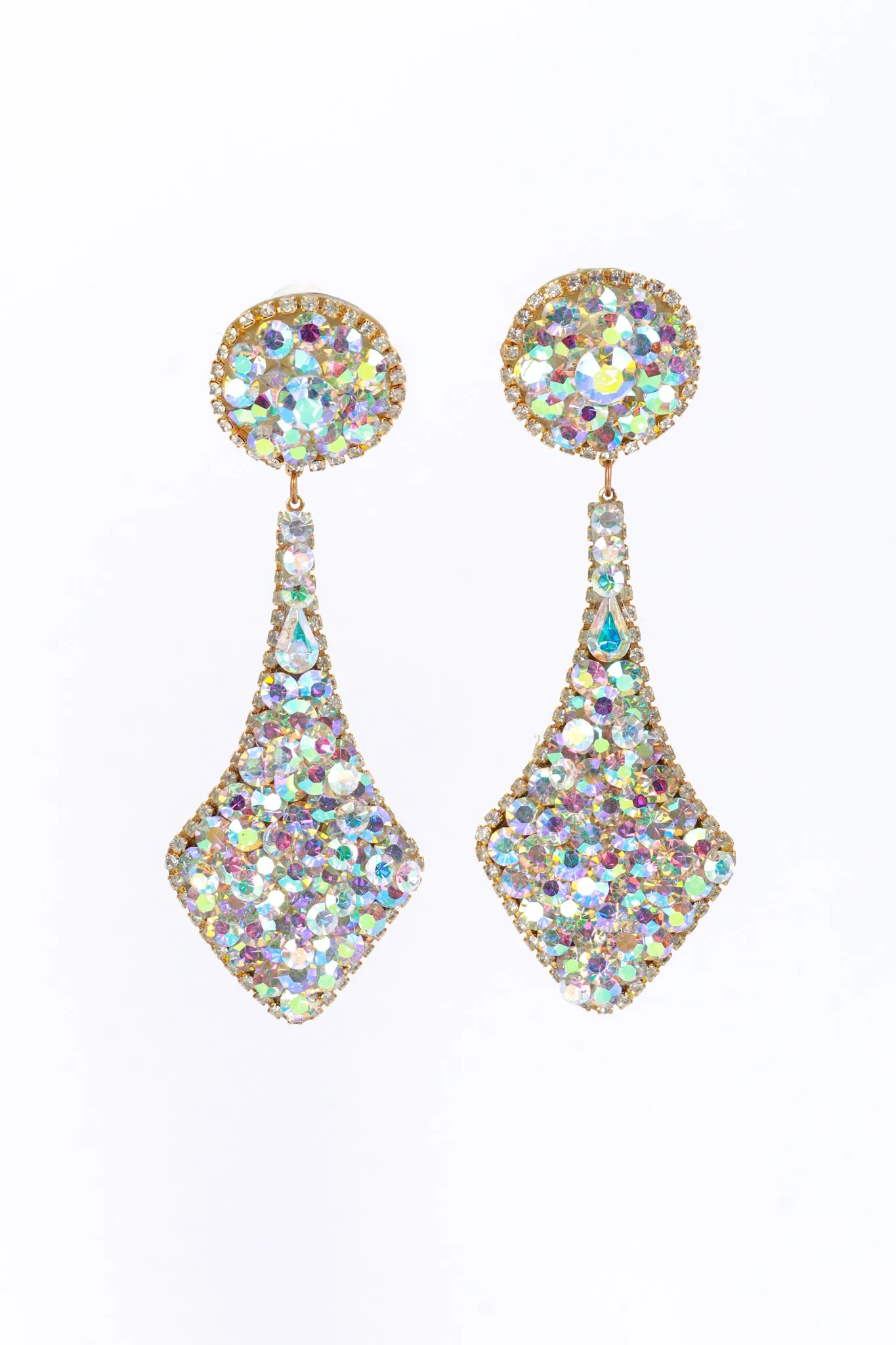 Aurora Crystal Chandelier Drop Earrings