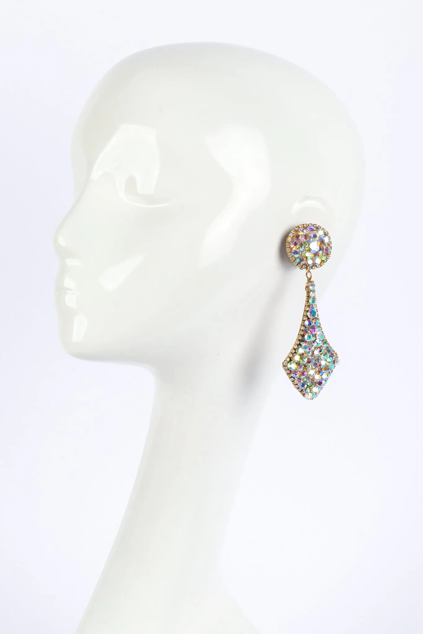 Aurora Crystal Chandelier Drop Earrings