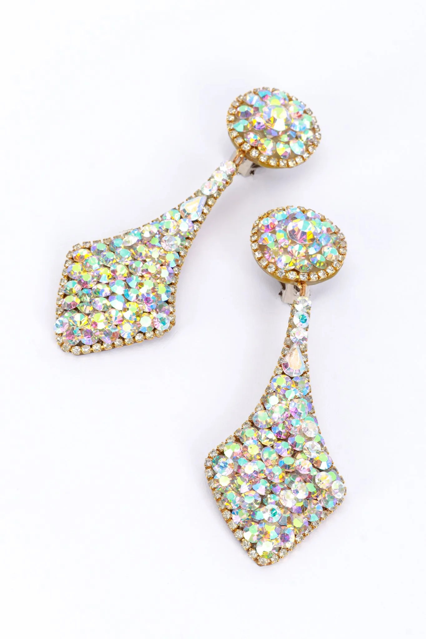 Aurora Crystal Chandelier Drop Earrings