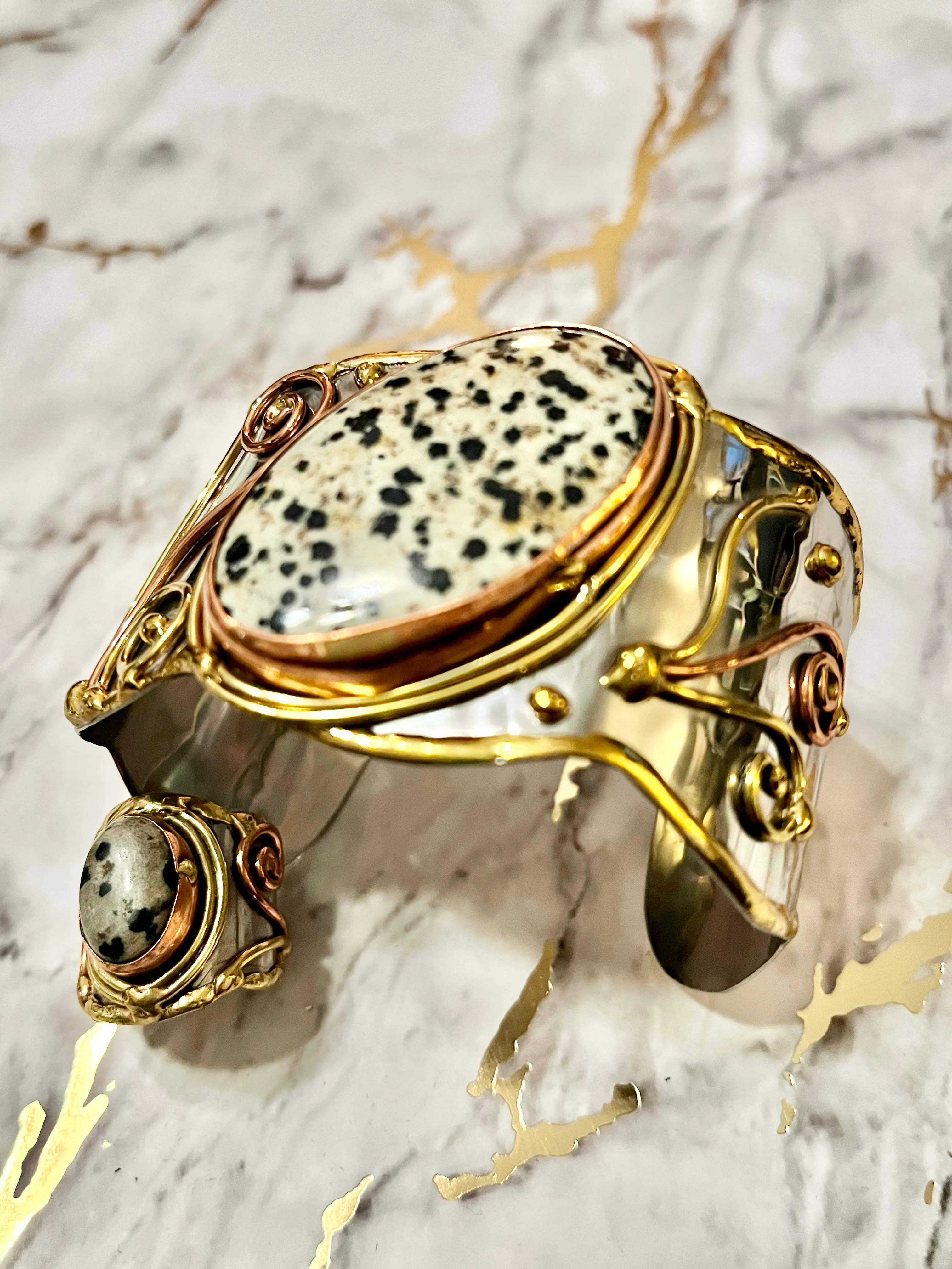 Aurora Gemstone Goddess Cuffs