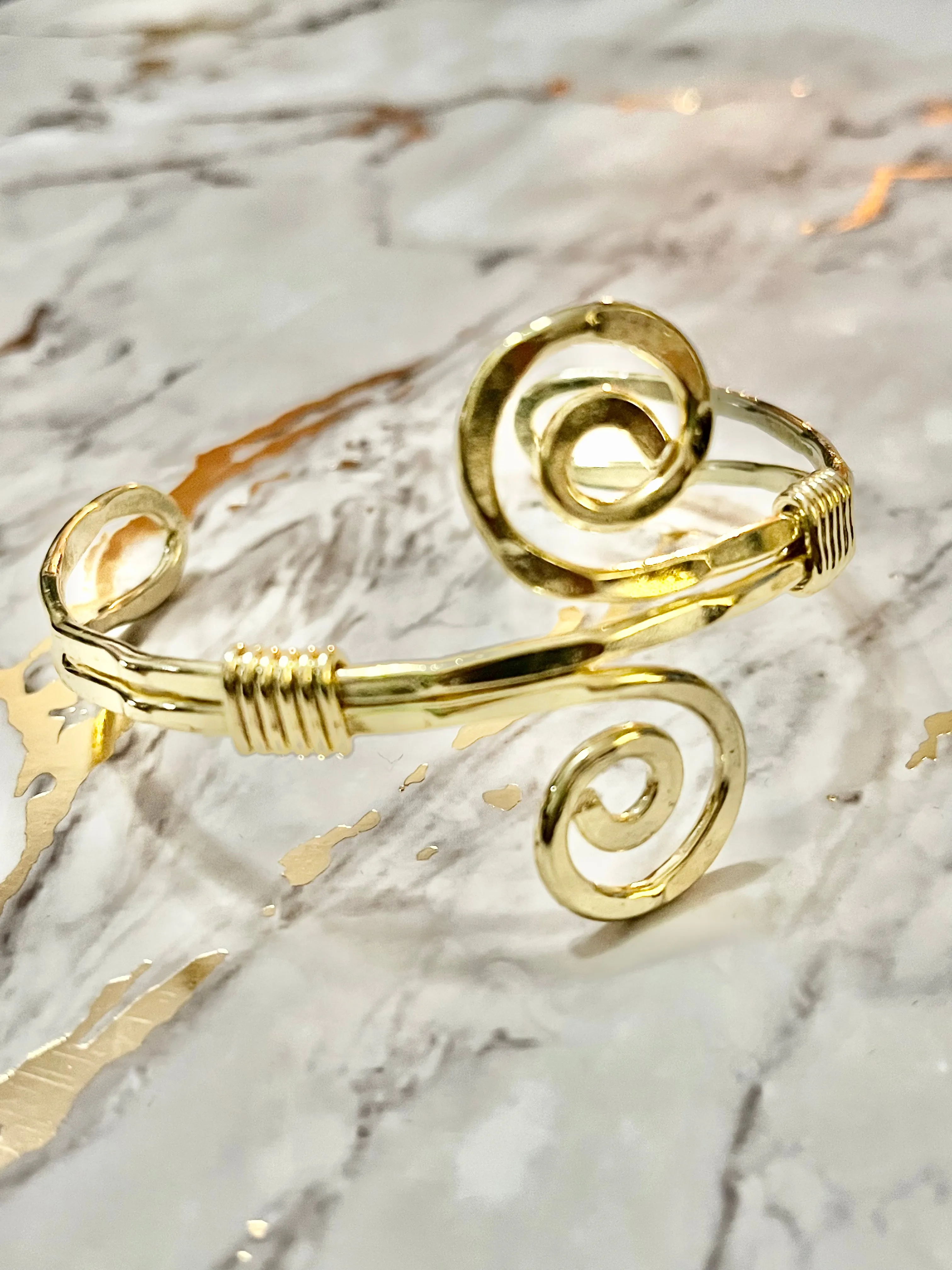 Auset Brass Cuffs