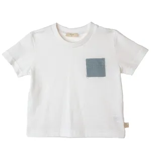 Baby Gi Boys Ivory & Misty Blue Shorts and Top