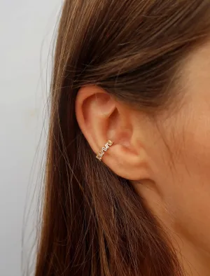 Baguette Diamond CZ ear cuff