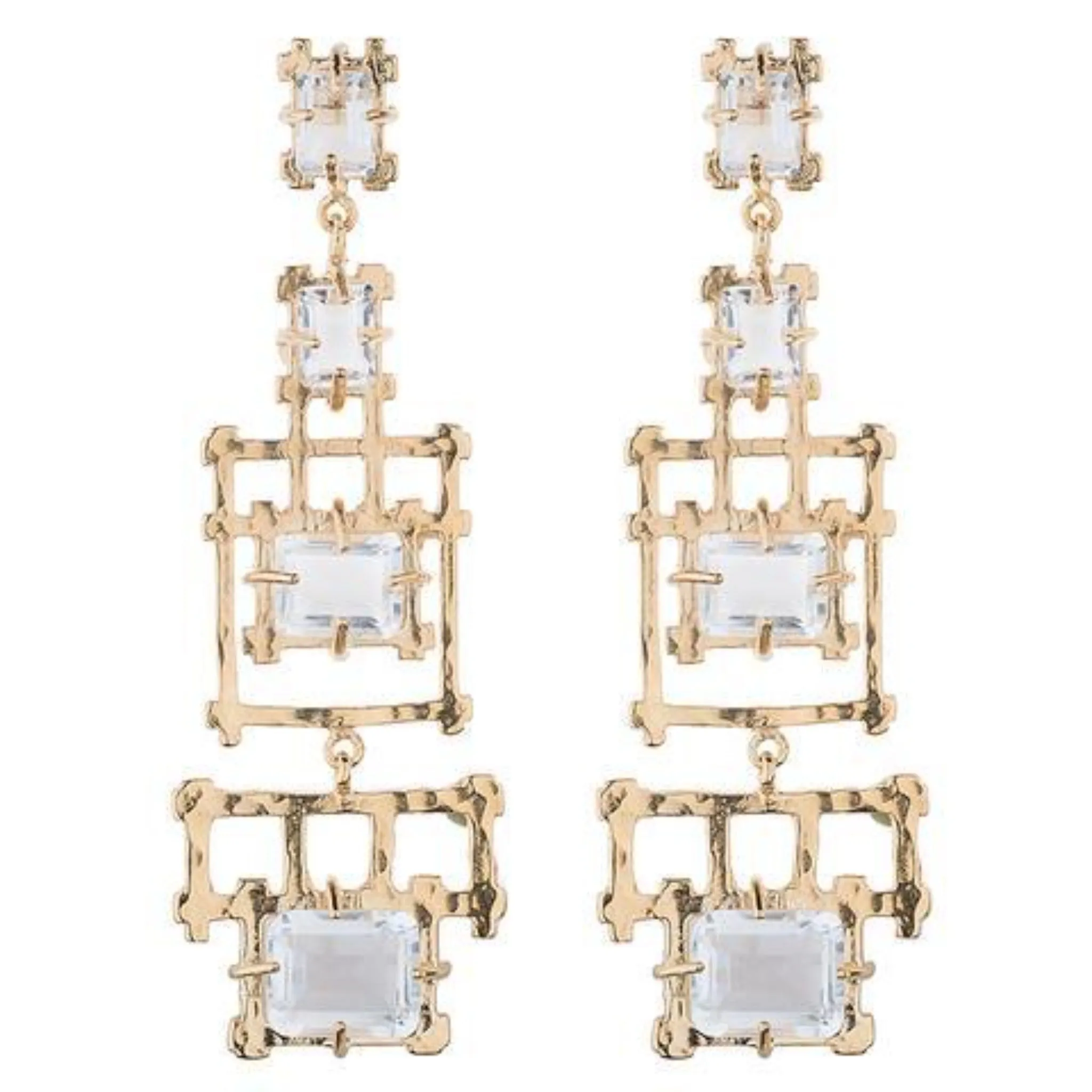 Bamboo Chandelier Earrings