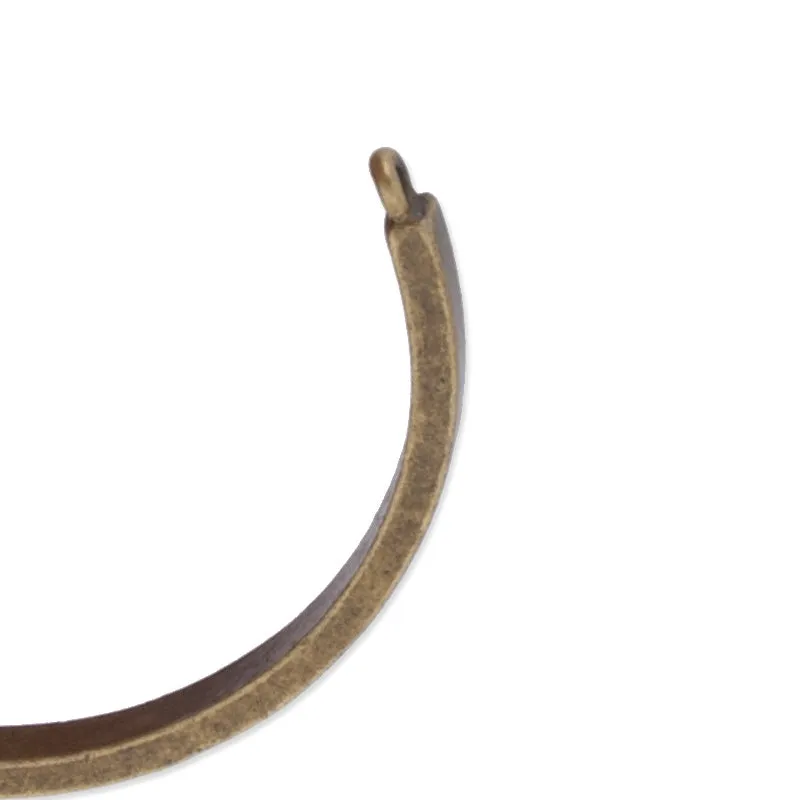 Bangle Connector,Zinc Alloy Filled,Antique bronze plated,curve Suitable for wrist,Easy use,20pcs/lot