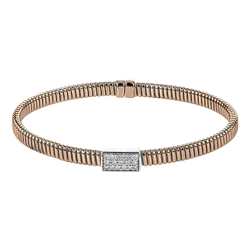 Bangle in 18k Gold with Diamonds