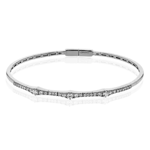 Bangle in 18k Gold with Diamonds