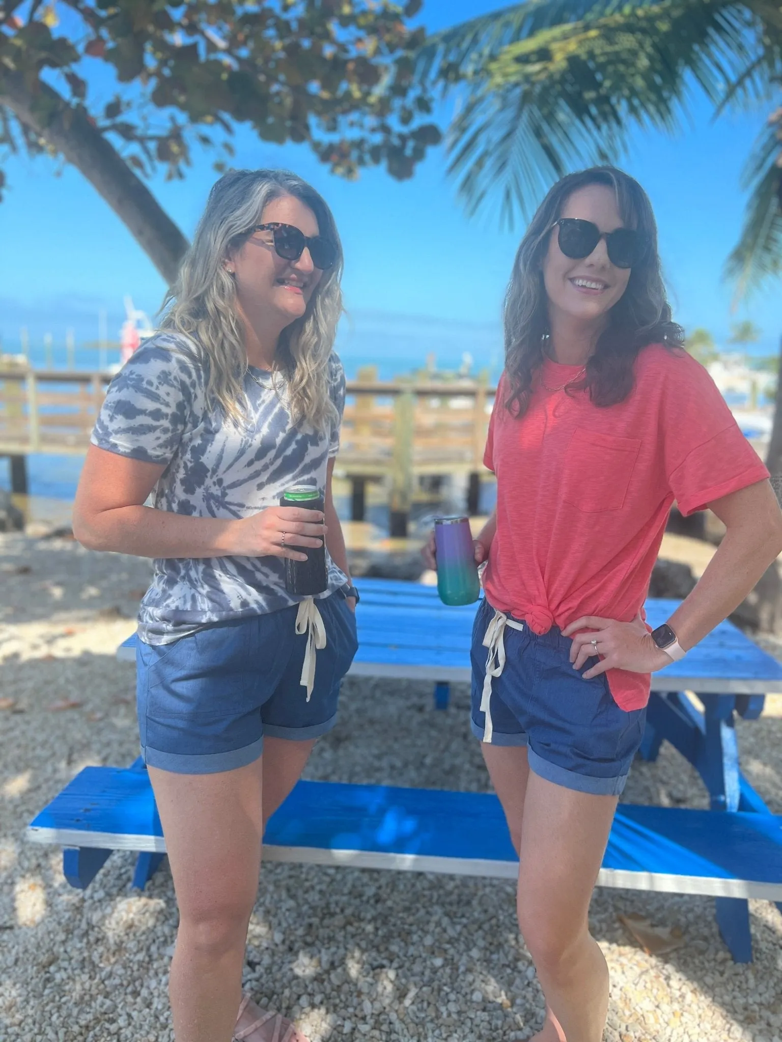 Beach Me Up Chambray Shorts