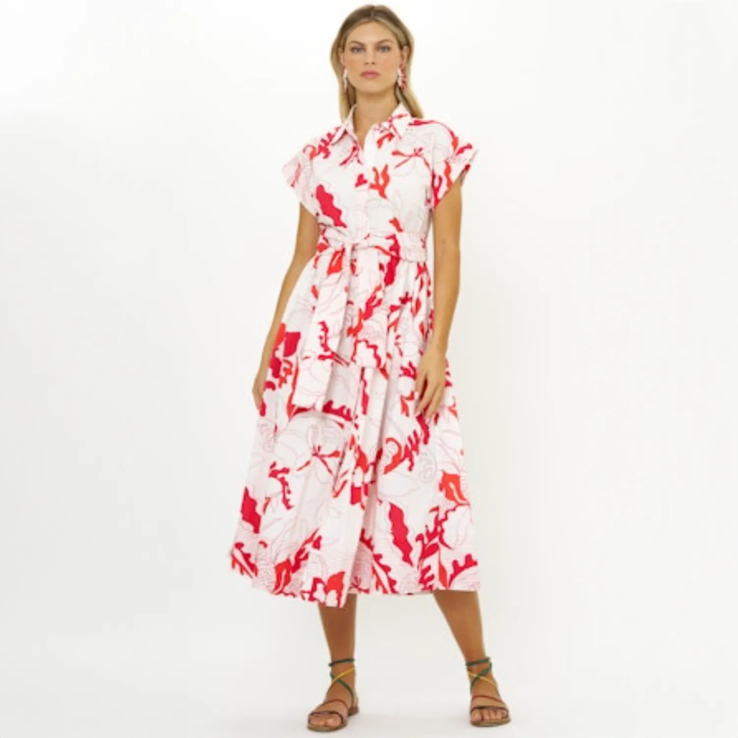Belted Shirt Dress