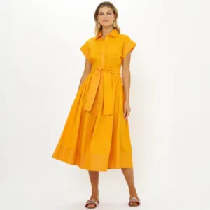 Belted Shirt Dress