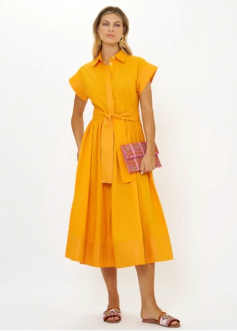 Belted Shirt Dress
